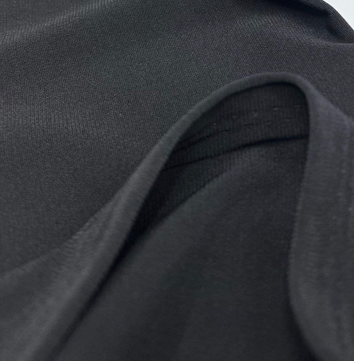 Plain Black ITY Fabric 4 Way Stretch
