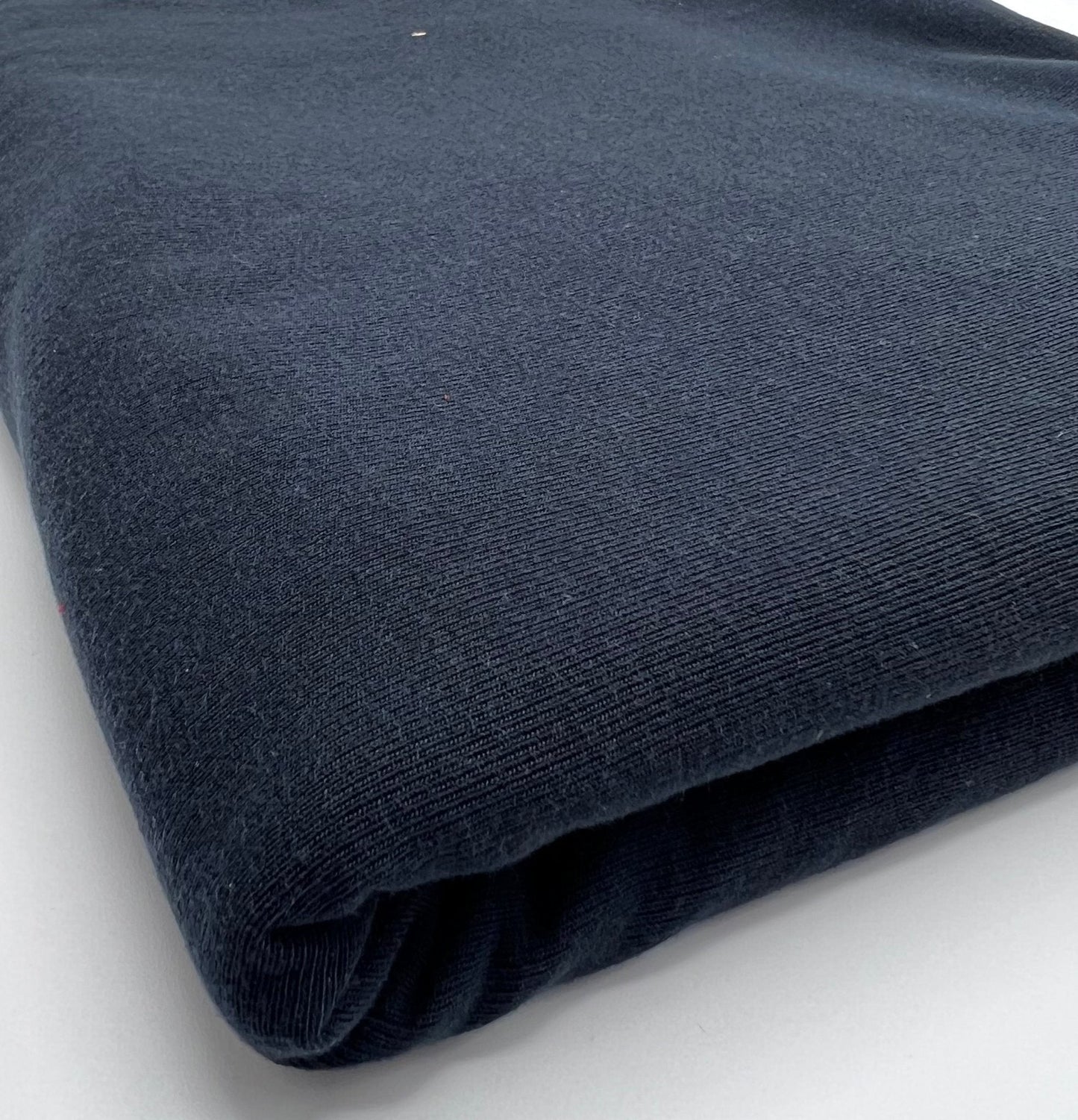 Black Lightweight Melange Knit Stretch Fabric