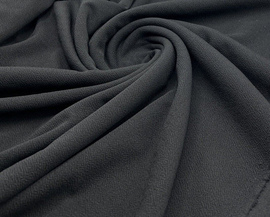 Plain Black Liverpool bullet Stretch Fabric