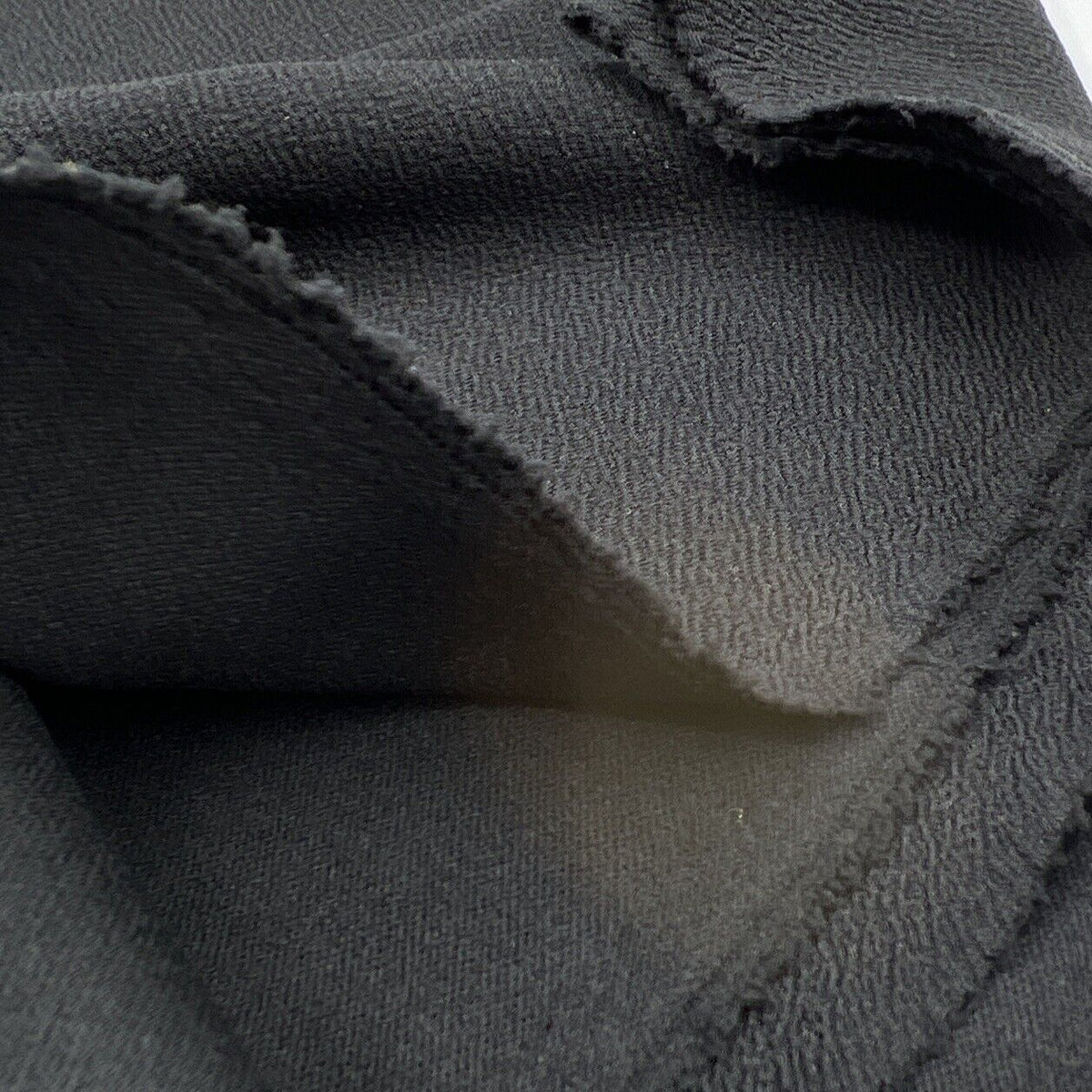 Plain Black Liverpool bullet Stretch Fabric