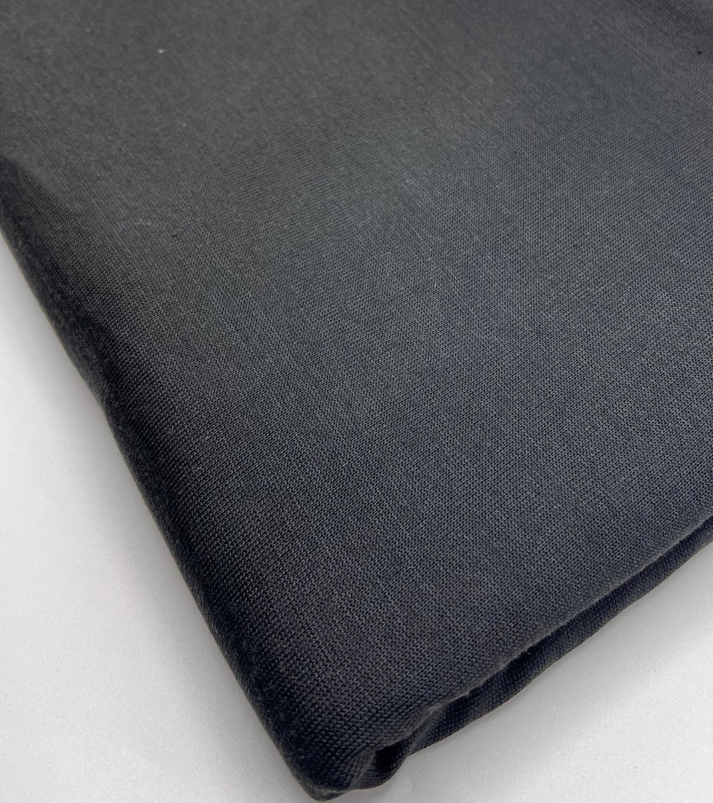Black Melange Knit Stretch Fabric