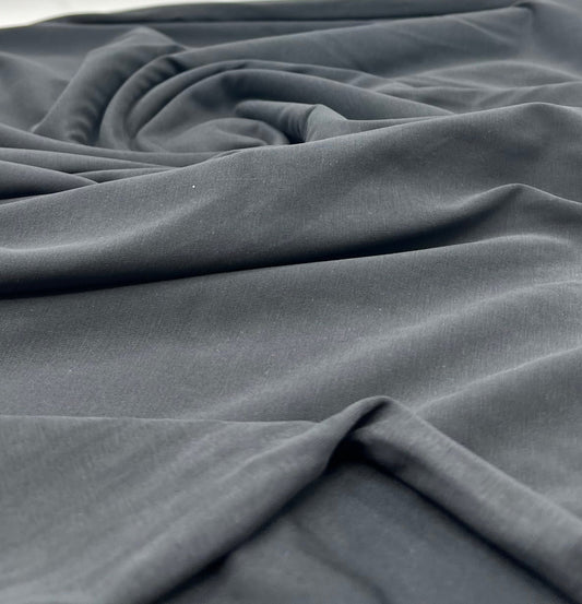 Black Modal 200GSM 2 Way Stretch Fabric