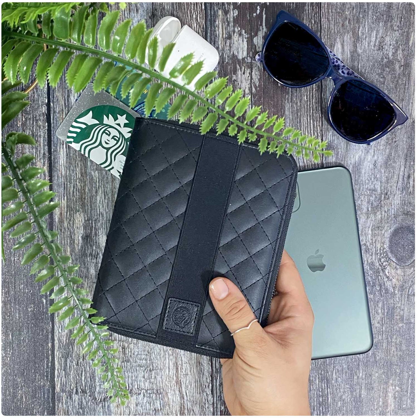 Black Padded - Travel Organiser