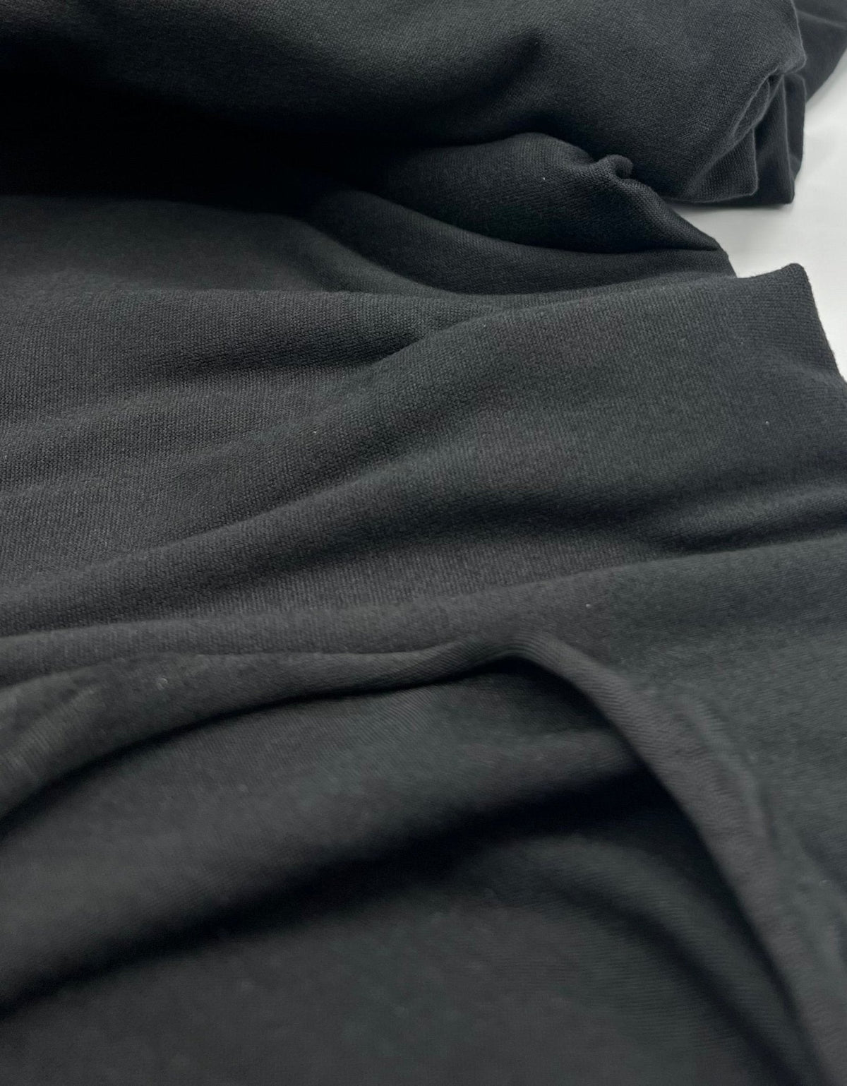 Black Plain Super Soft Bogota 4 Way Stretch Fabric