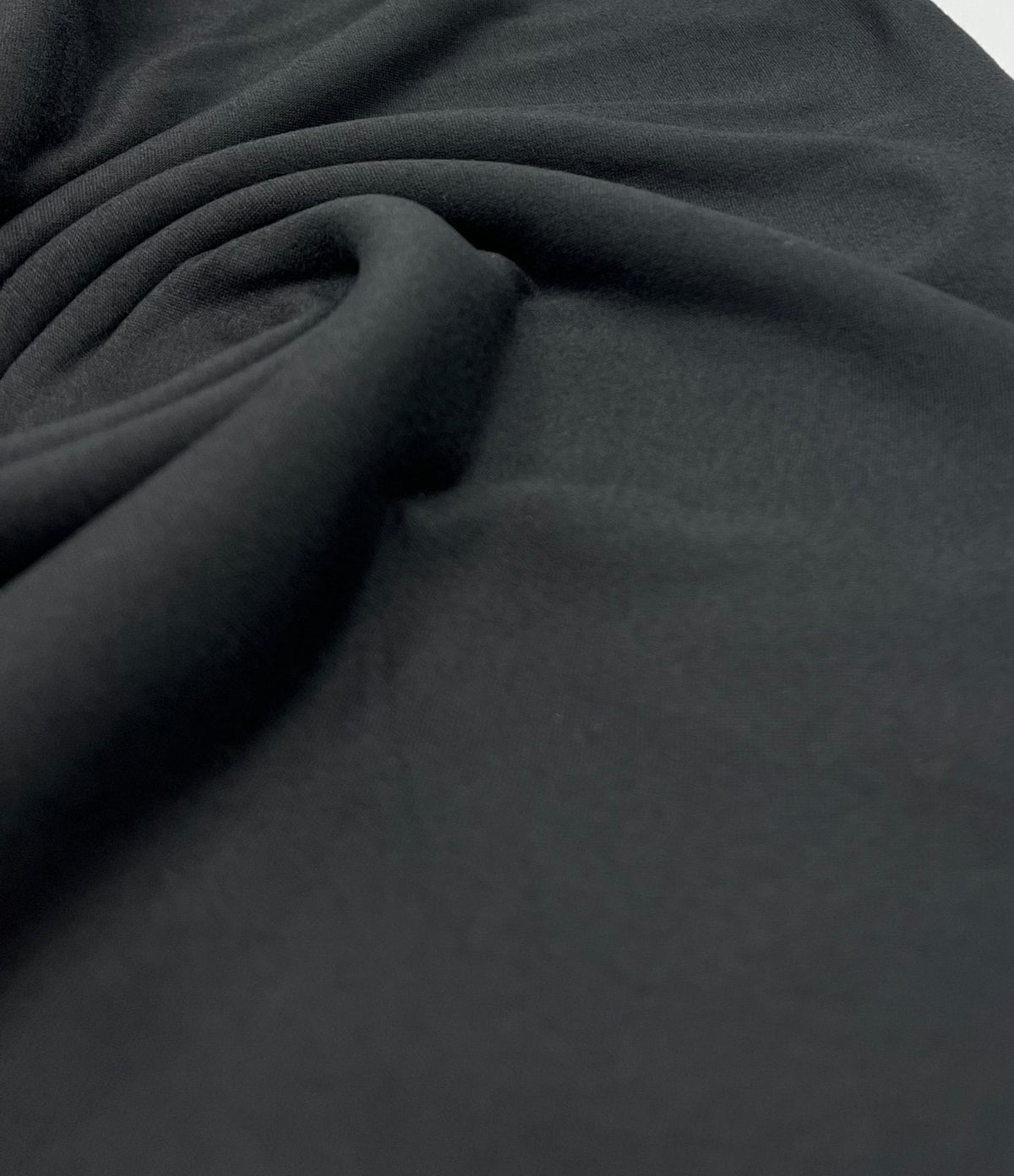 Black Plain Super Soft Bogota 4 Way Stretch Fabric