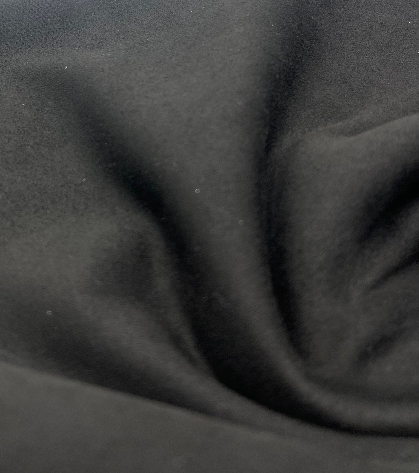 Black Scuba Suede Jersey Fabric 280GSM 2 Way Stretch