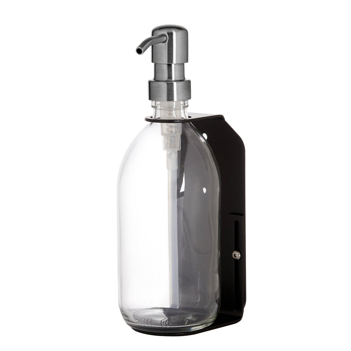 Black Single Wall Mounted Soap Dispenser