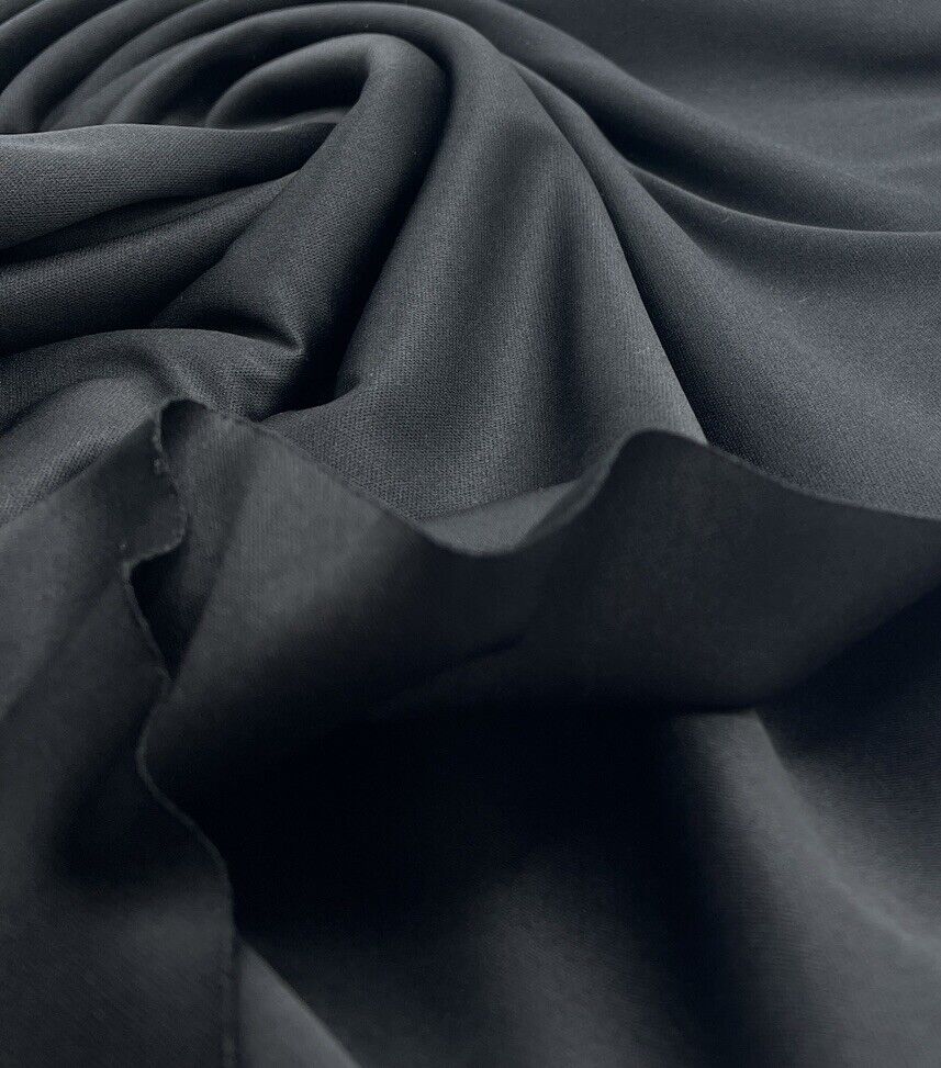 Black Toulouse Lining Liner Fabric