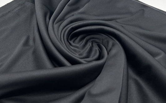 Black Toulouse Lining Liner Fabric