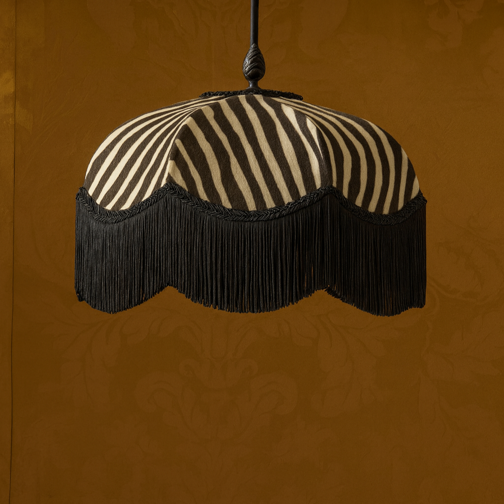 The Black Zebra Lampshade