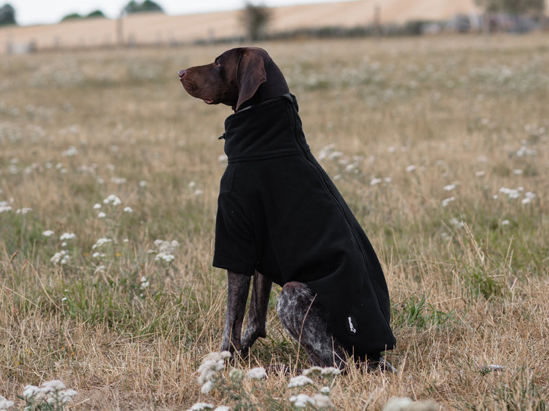 Fleece Dog Jumper - Black
