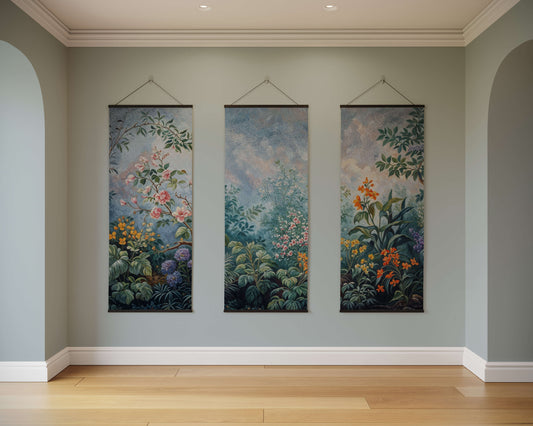 Chinoiserie Floral Garden Tapestry