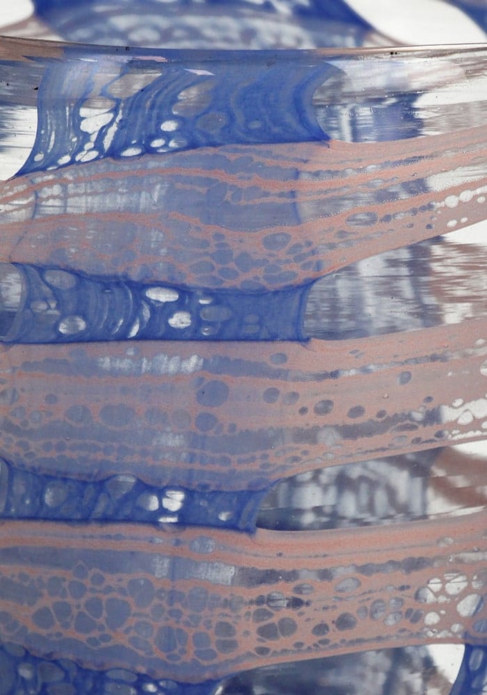 Blue Affect Candle Holder / Vase