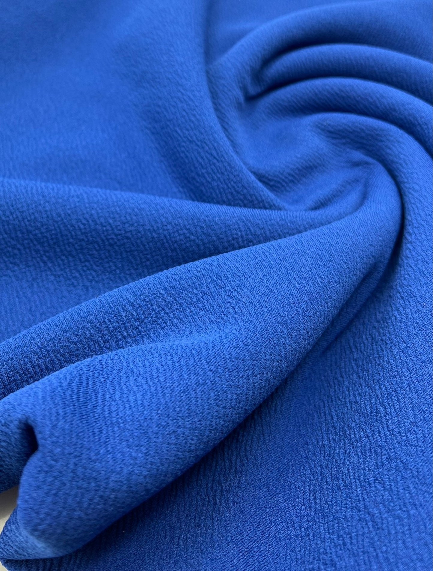 Plain Blue Liverpool Bullet Stretch Fabric