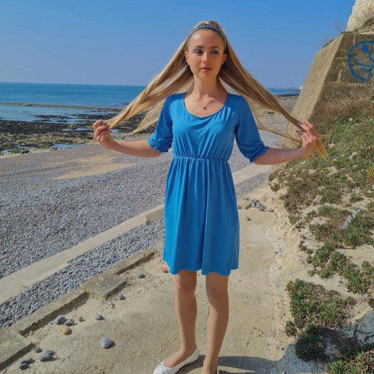 Petite Blue Dress