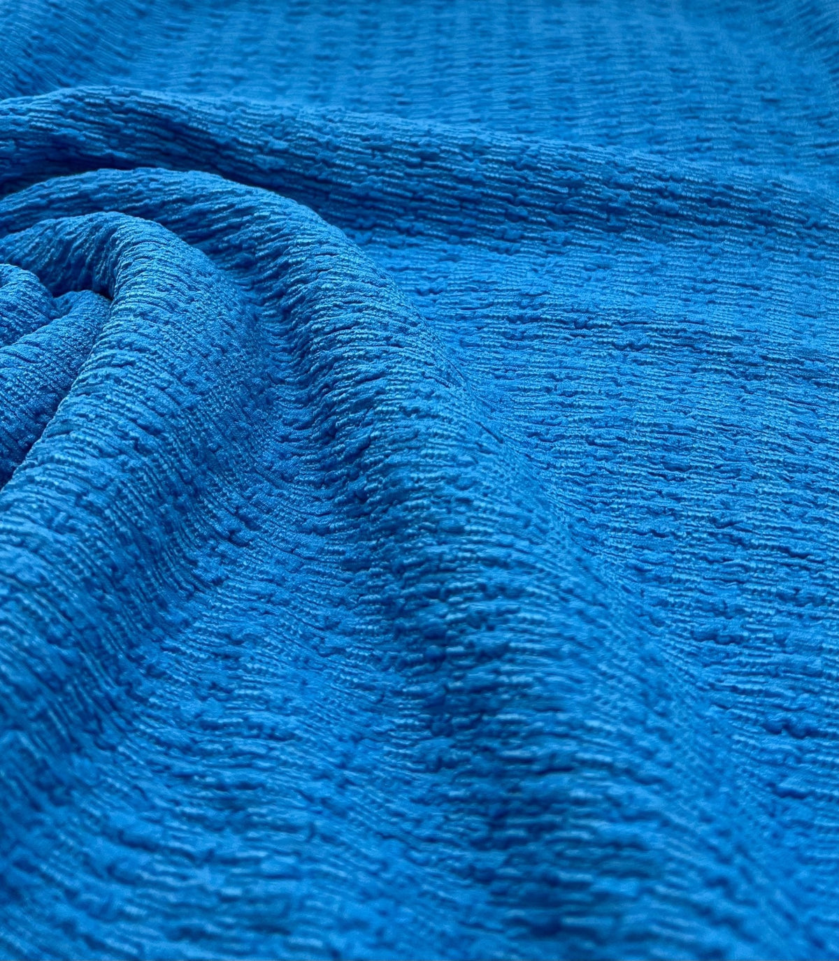 Blue Popcorn 2 Way Stretch Fabric