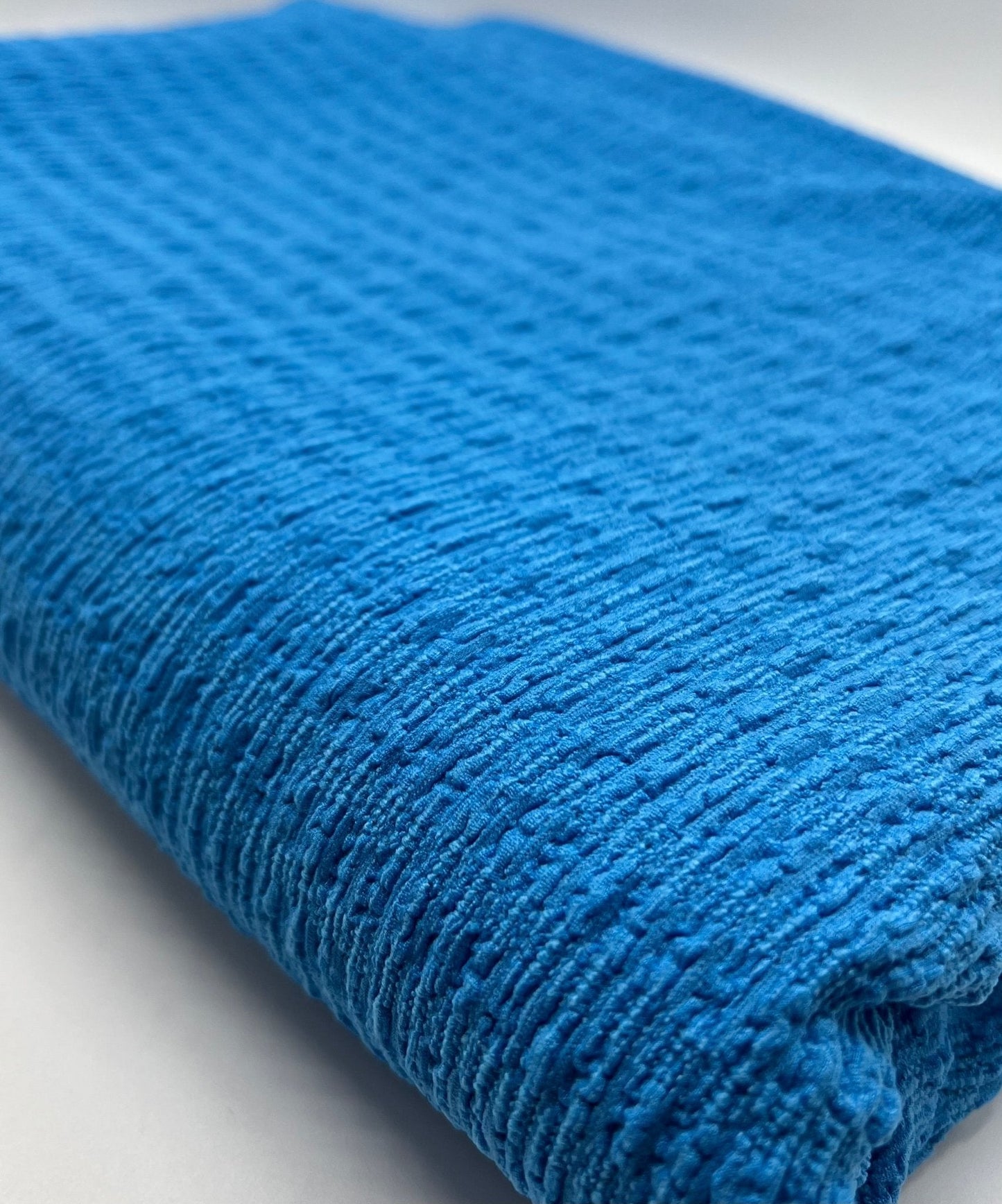 Blue Popcorn 2 Way Stretch Fabric