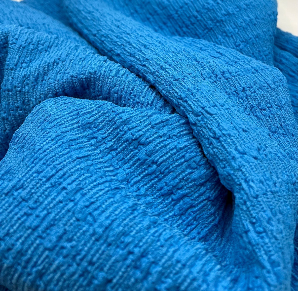 Blue Popcorn 2 Way Stretch Fabric
