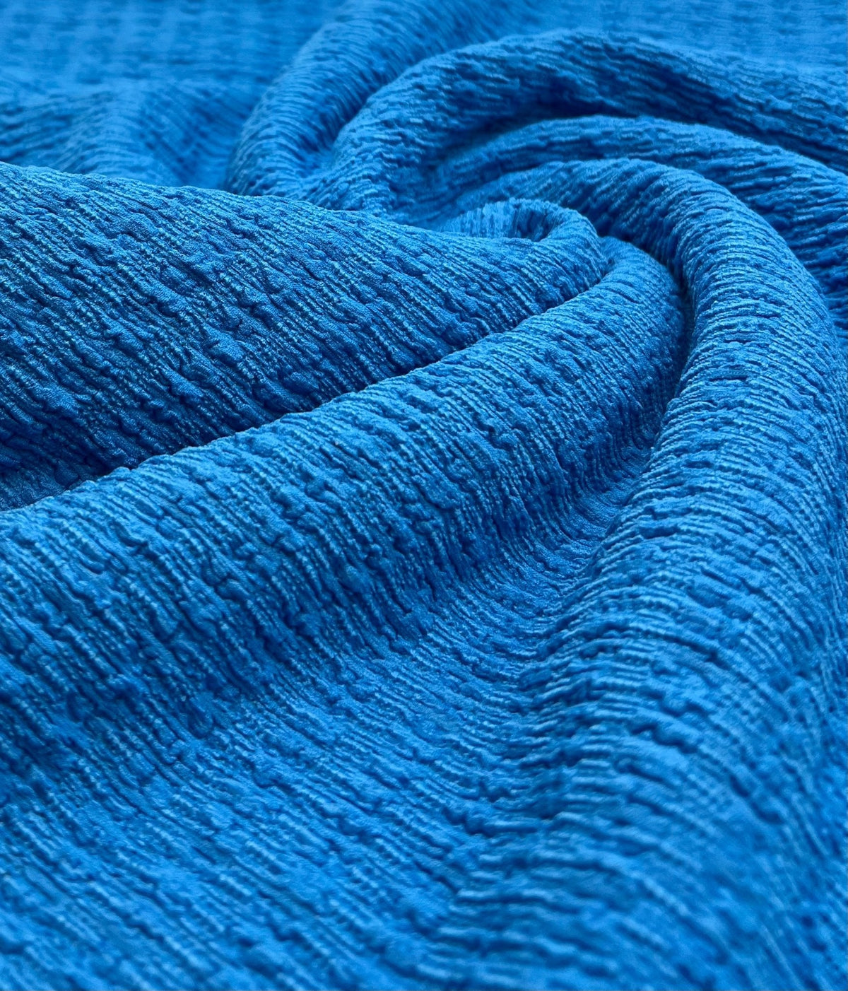 Blue Popcorn 2 Way Stretch Fabric