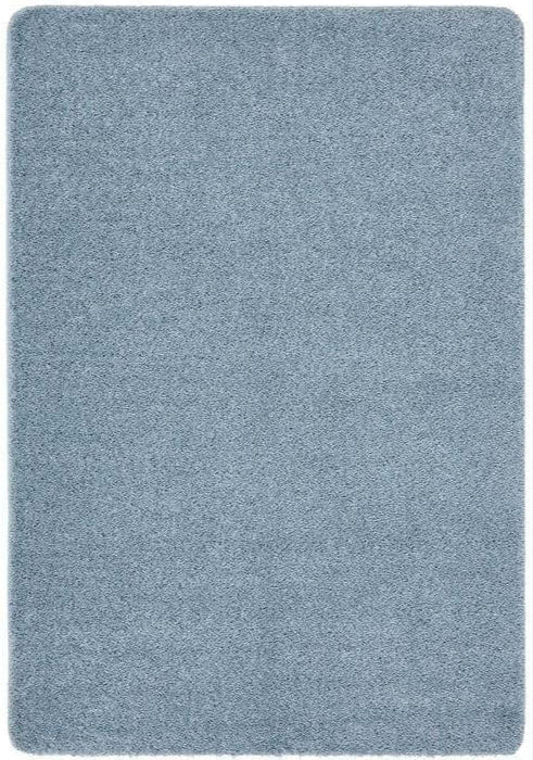 Washable Blue Shaggy Rug