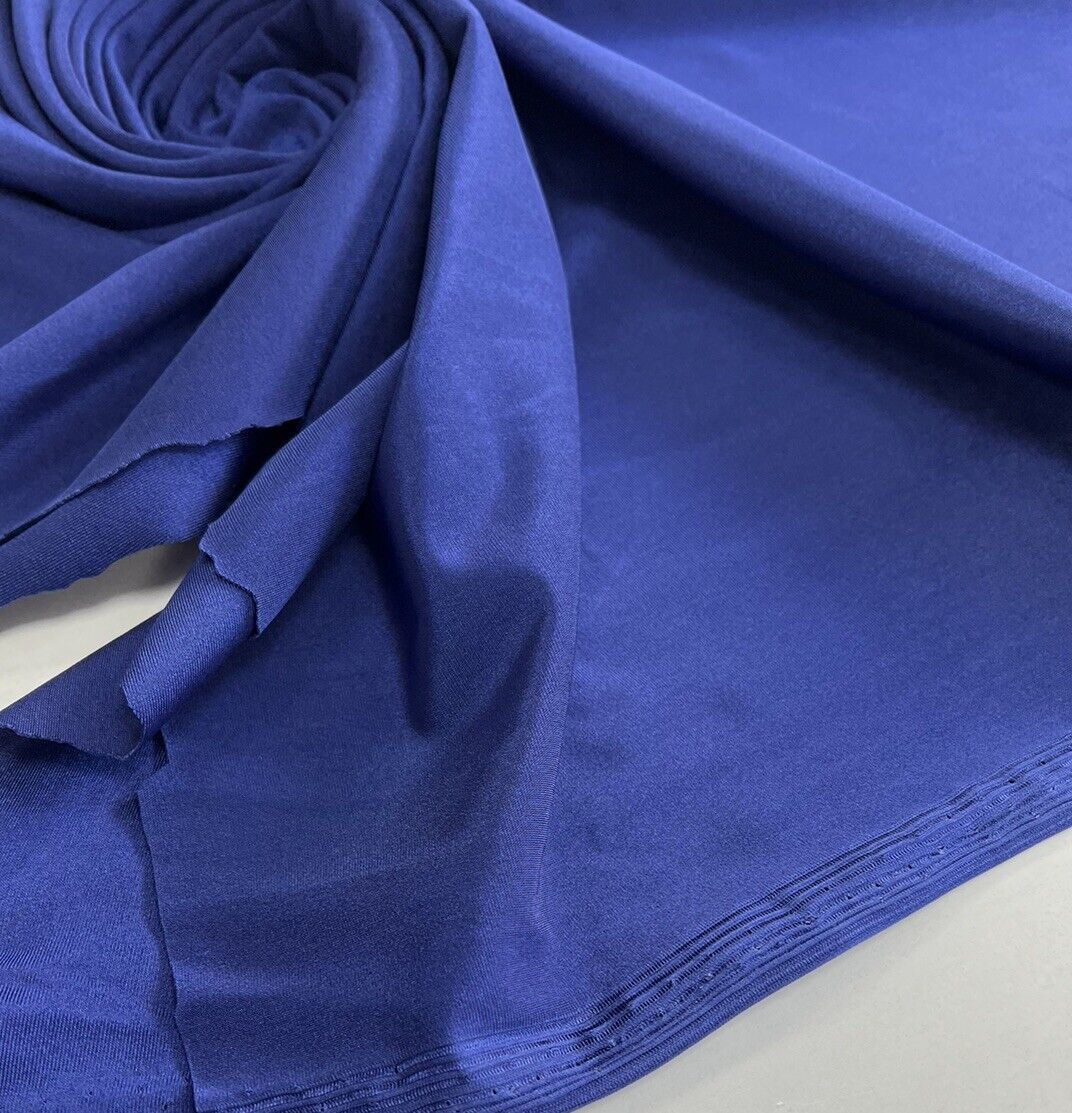 Blue Swimwear / Sportswear 4 Way Stretch Fabric