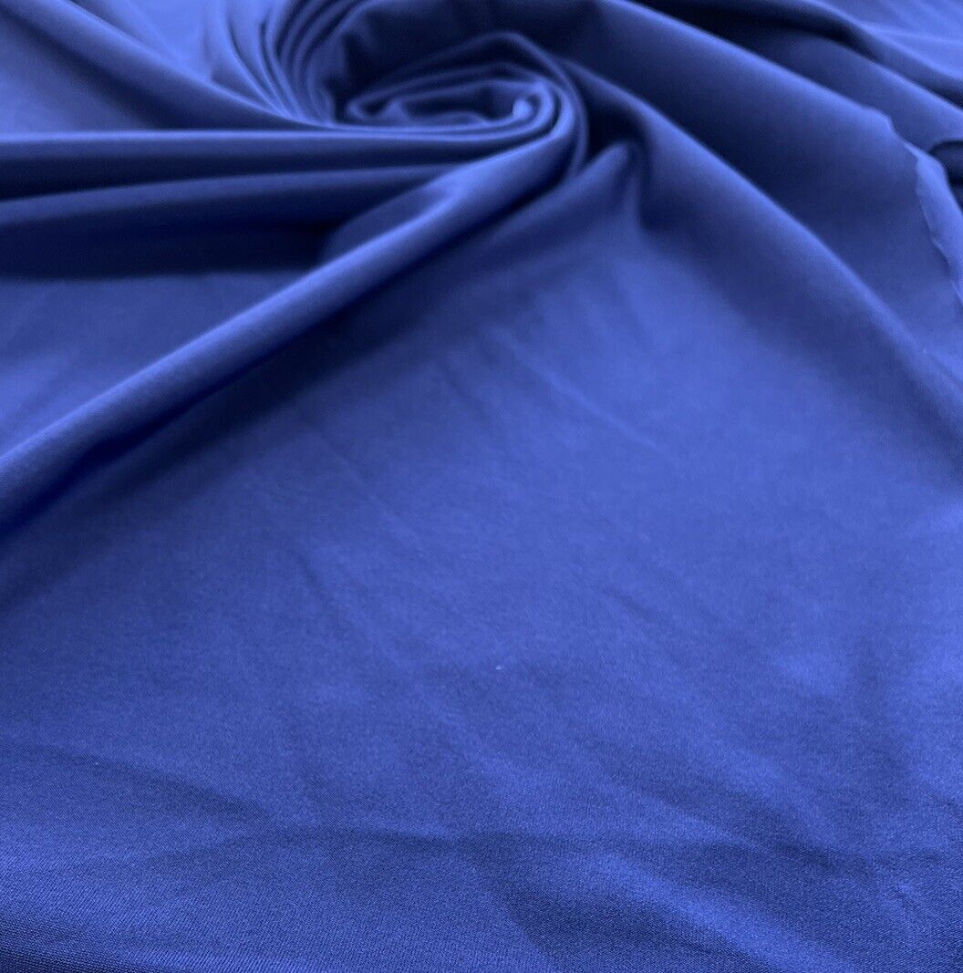 Blue Swimwear / Sportswear 4 Way Stretch Fabric