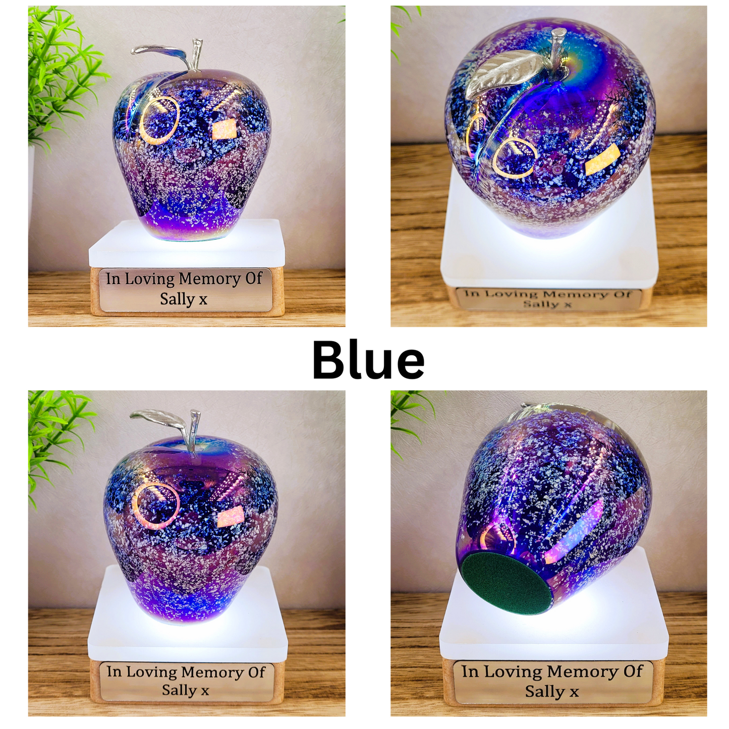 Ashes in glass large apple