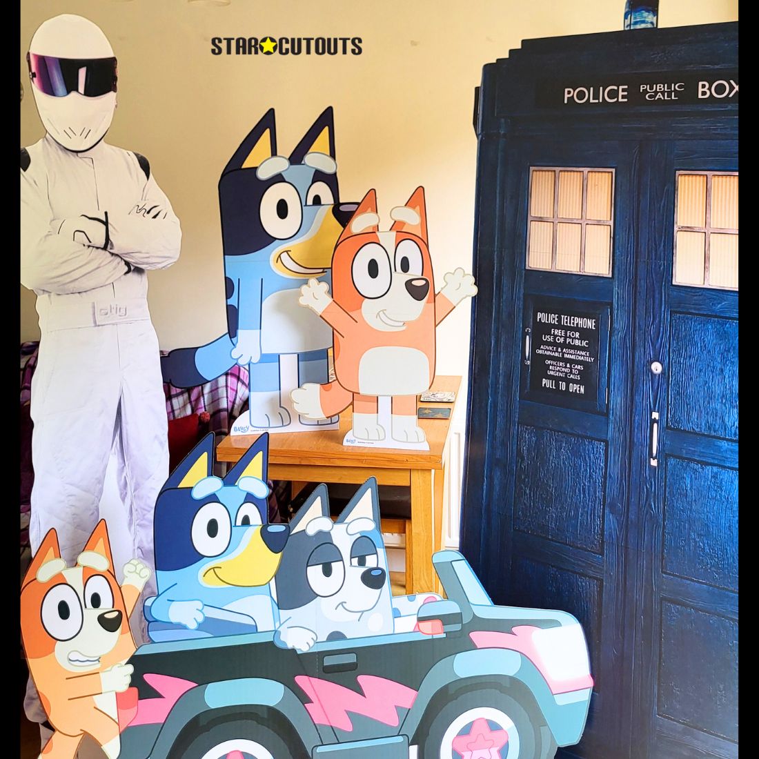 SC436 The Stig - Cardboard Cut Out Height 188cm