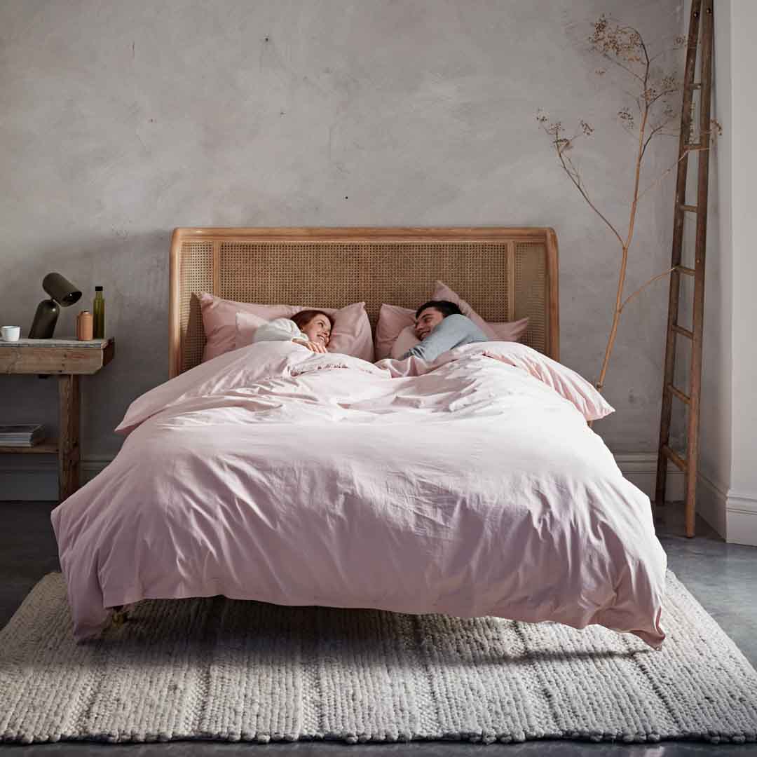 Cotton Collective Sheet Set: Duvet Cover + Fitted Sheet + 2 Pillowcases