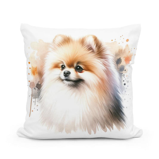 Pomeranian Elegance Cotton Cushion