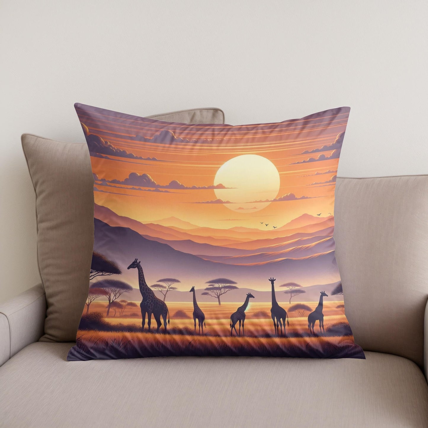 Mystic Wilderness Cotton Cushion