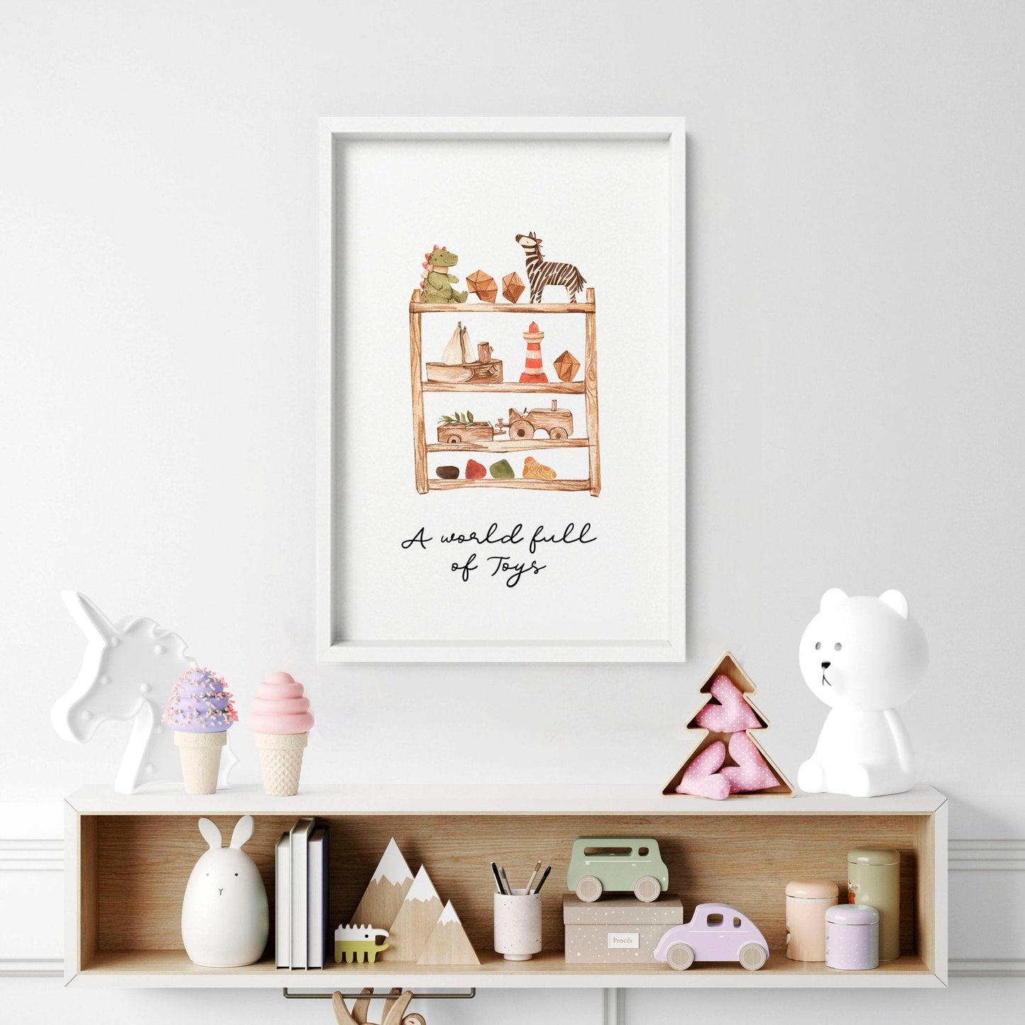 Prints for a nursery | Bohemian decor wall art print
