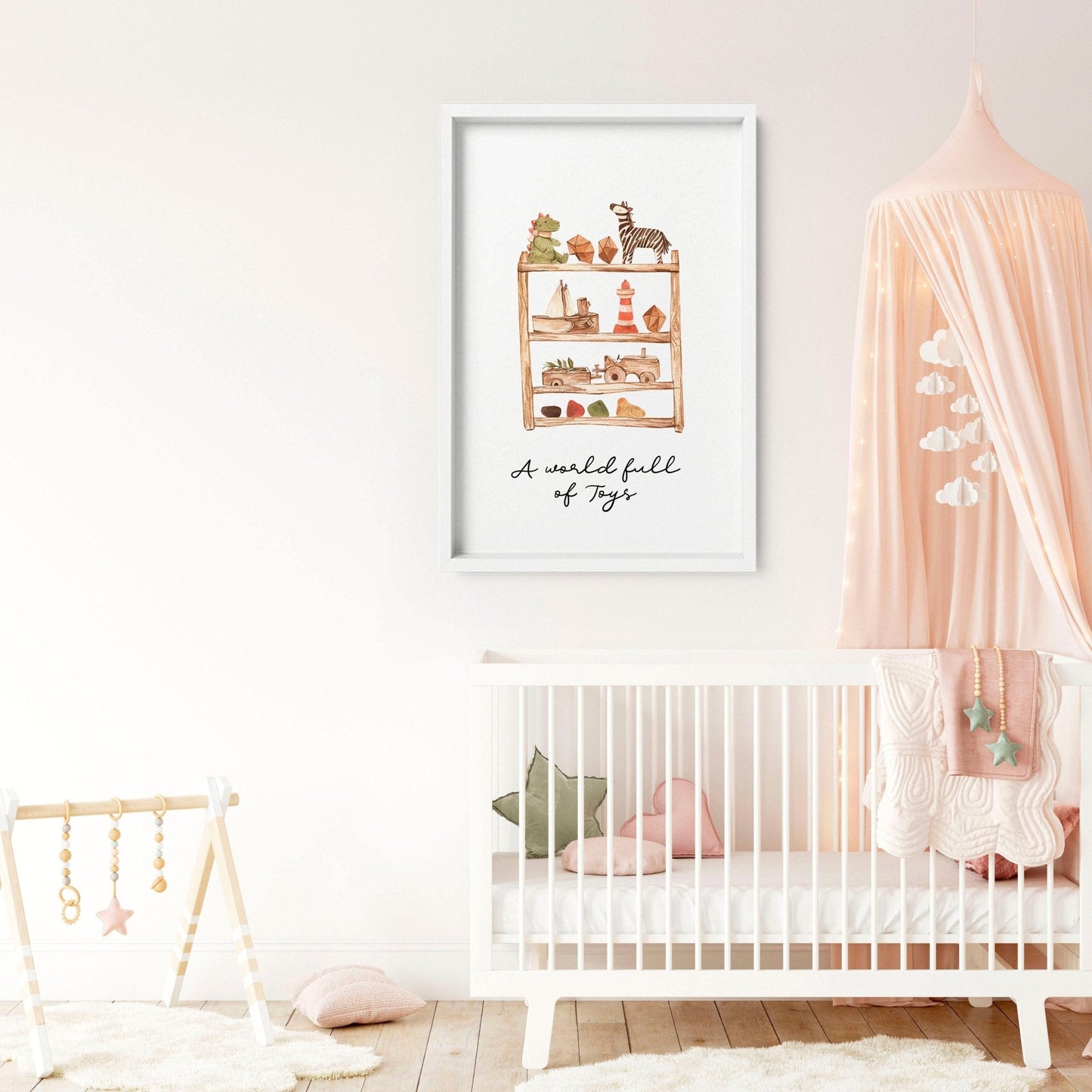 Prints for a nursery | Bohemian decor wall art print