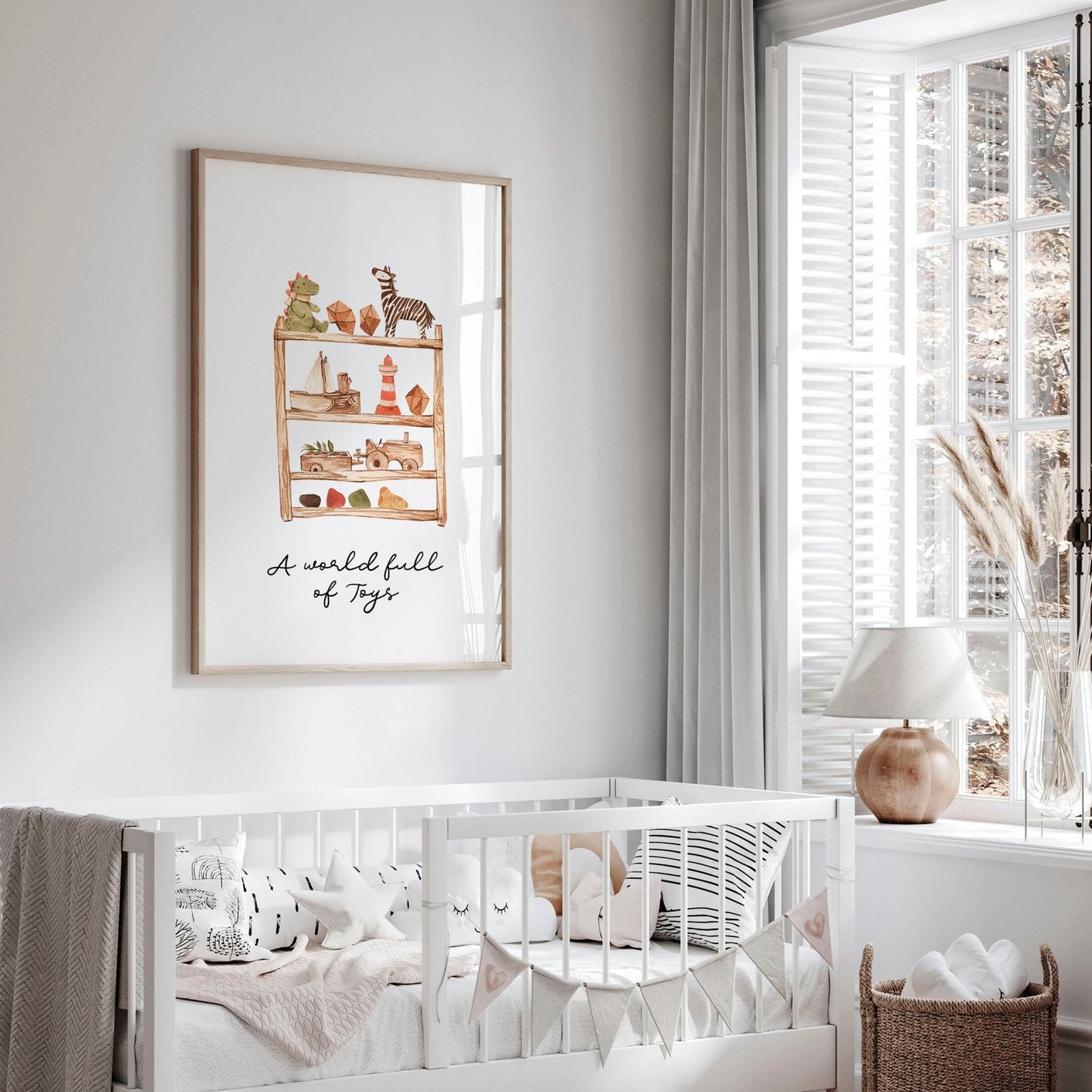 Prints for a nursery | Bohemian decor wall art print