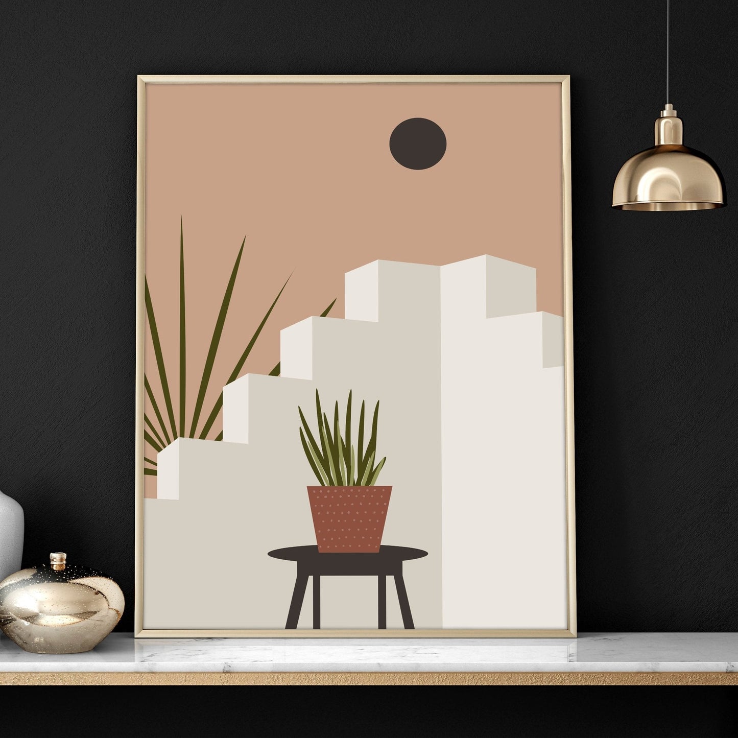 Wall art for living rooms | set of 3 Bohemian art prints