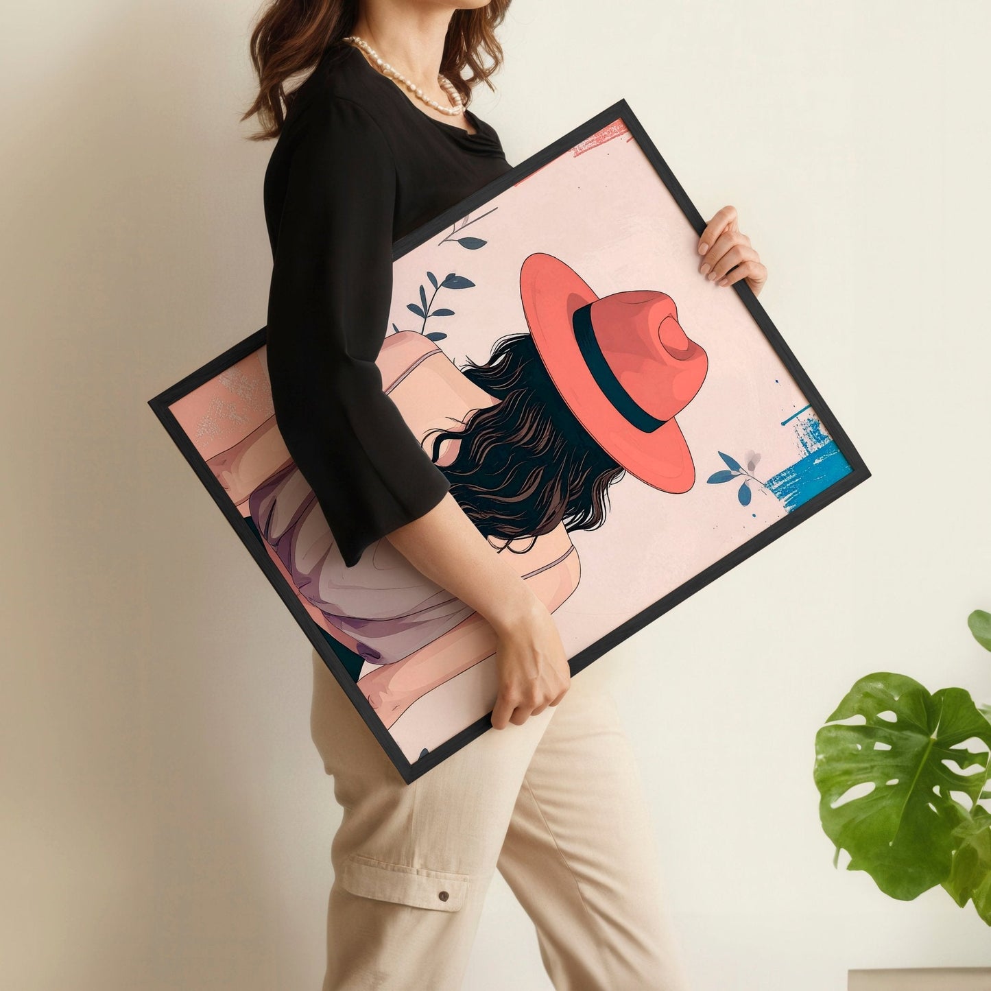 Boho Artwork | Set of 3 Boho Women Wall art Prints