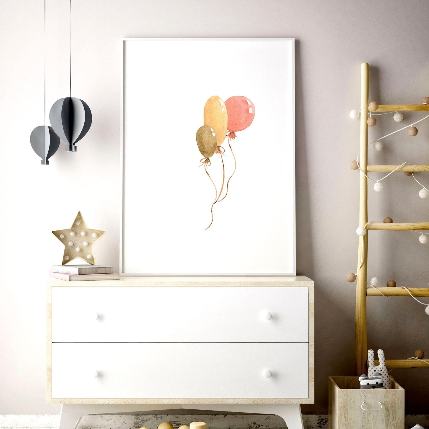 Nursery wall art safari | set of 3 wall art prints