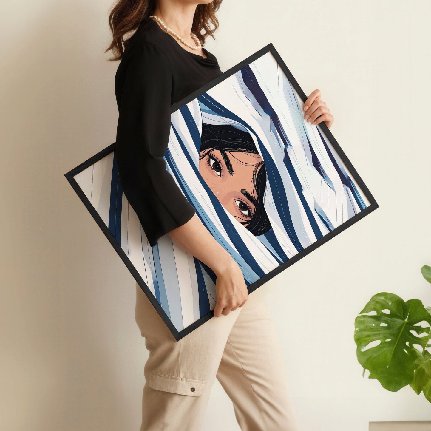 Boho Style Wall Decor | Set of 3 Boho Women Wall art Prints