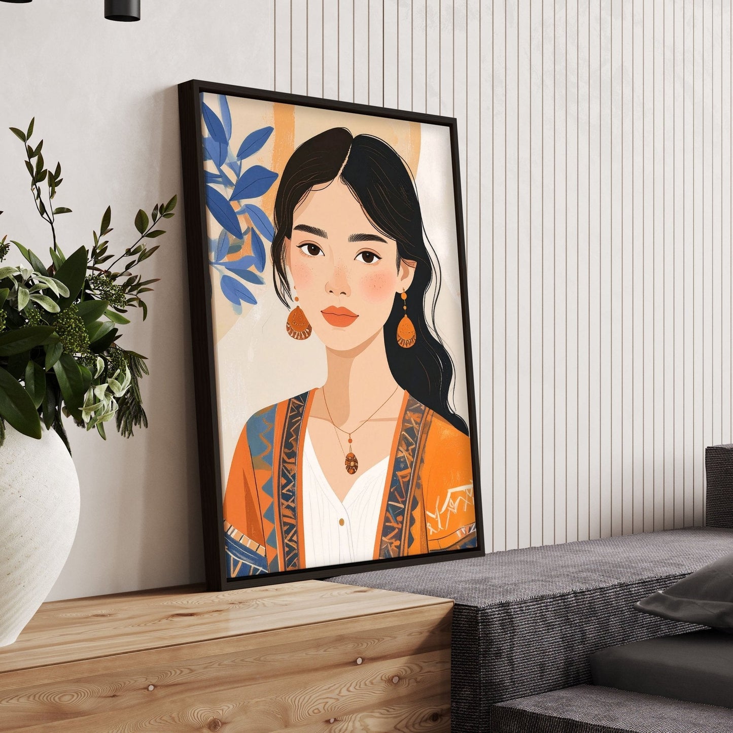 Boho Wall Art Decor | Set of 3 Boho Women Wall art Prints