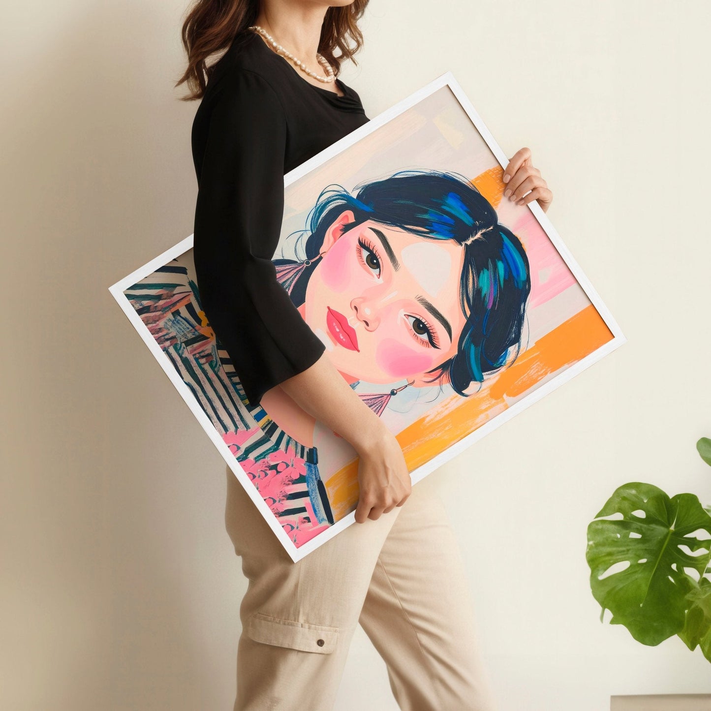 Boho Wall Art | Set of 3 Boho Women Wall art Prints