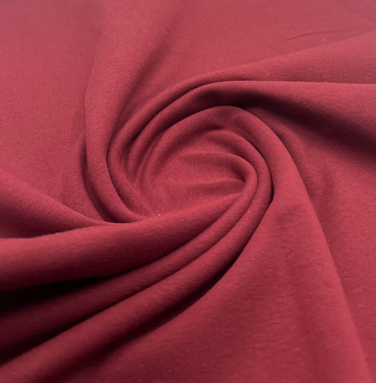 Bordeaux Cotton Stretch Jersey 240 GSM 92/8 Lycra 4 Way Stretch