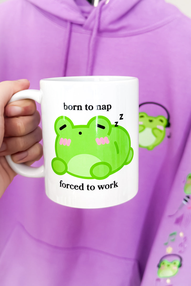 Born To Nap Forced To Work Albert Mug