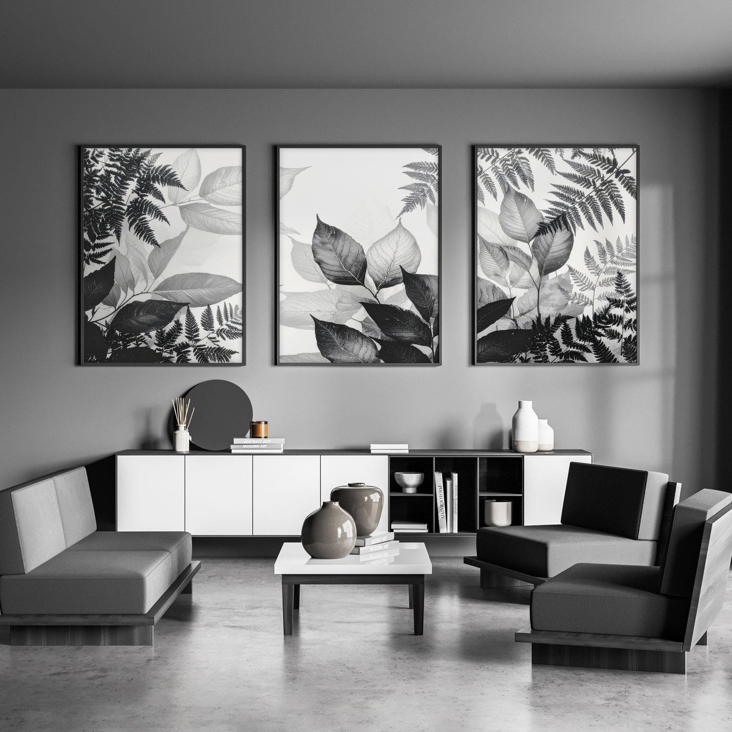 Botanical Wall Art | Set of 3 Botanical Wall art Prints