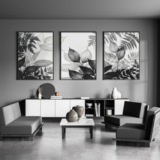 Botanical Wall Art | Set of 3 Botanical Wall art Prints