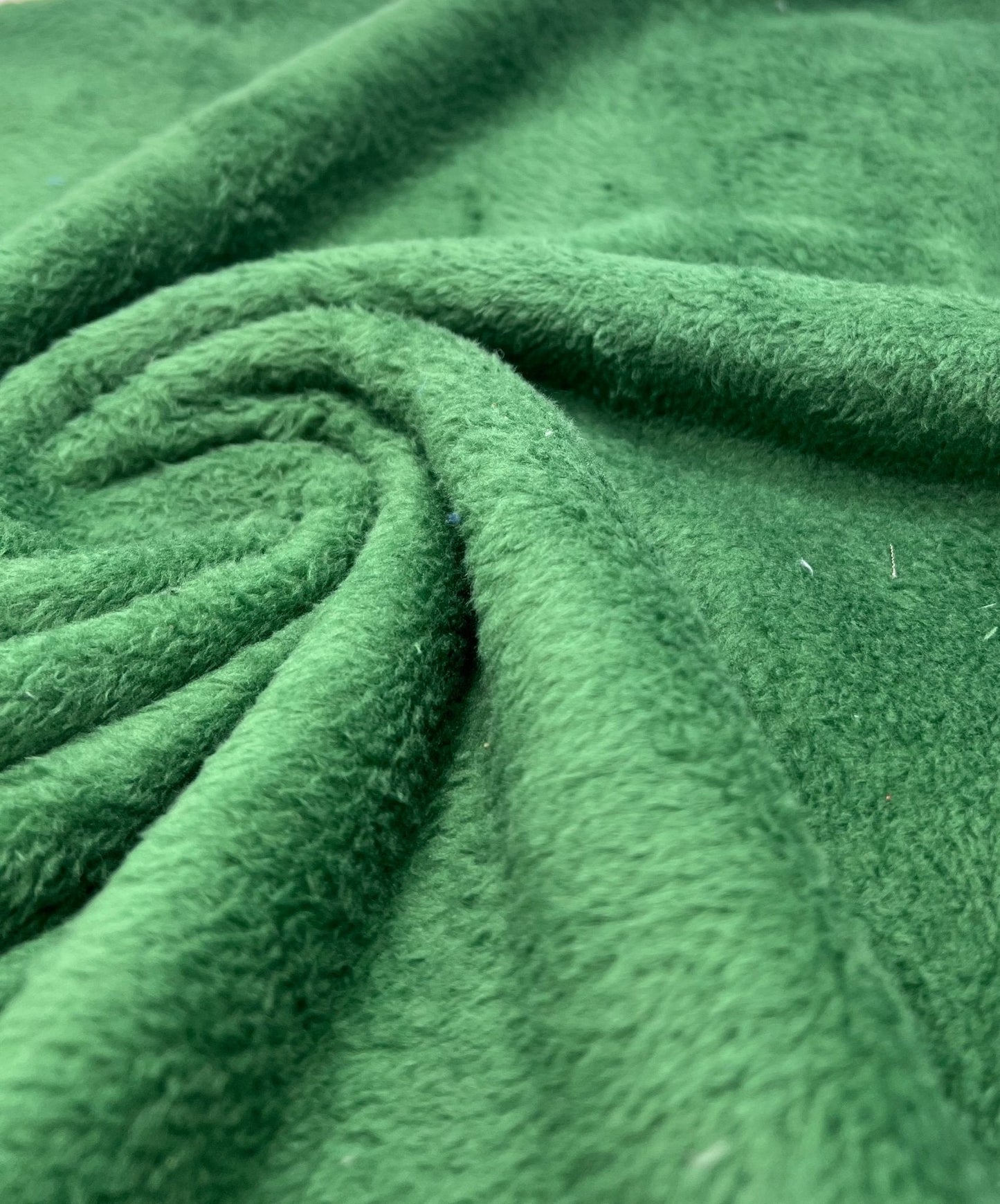 Bottle Green Super Soft Plain Cuddle Fleece Fabric Blanket Loungewear