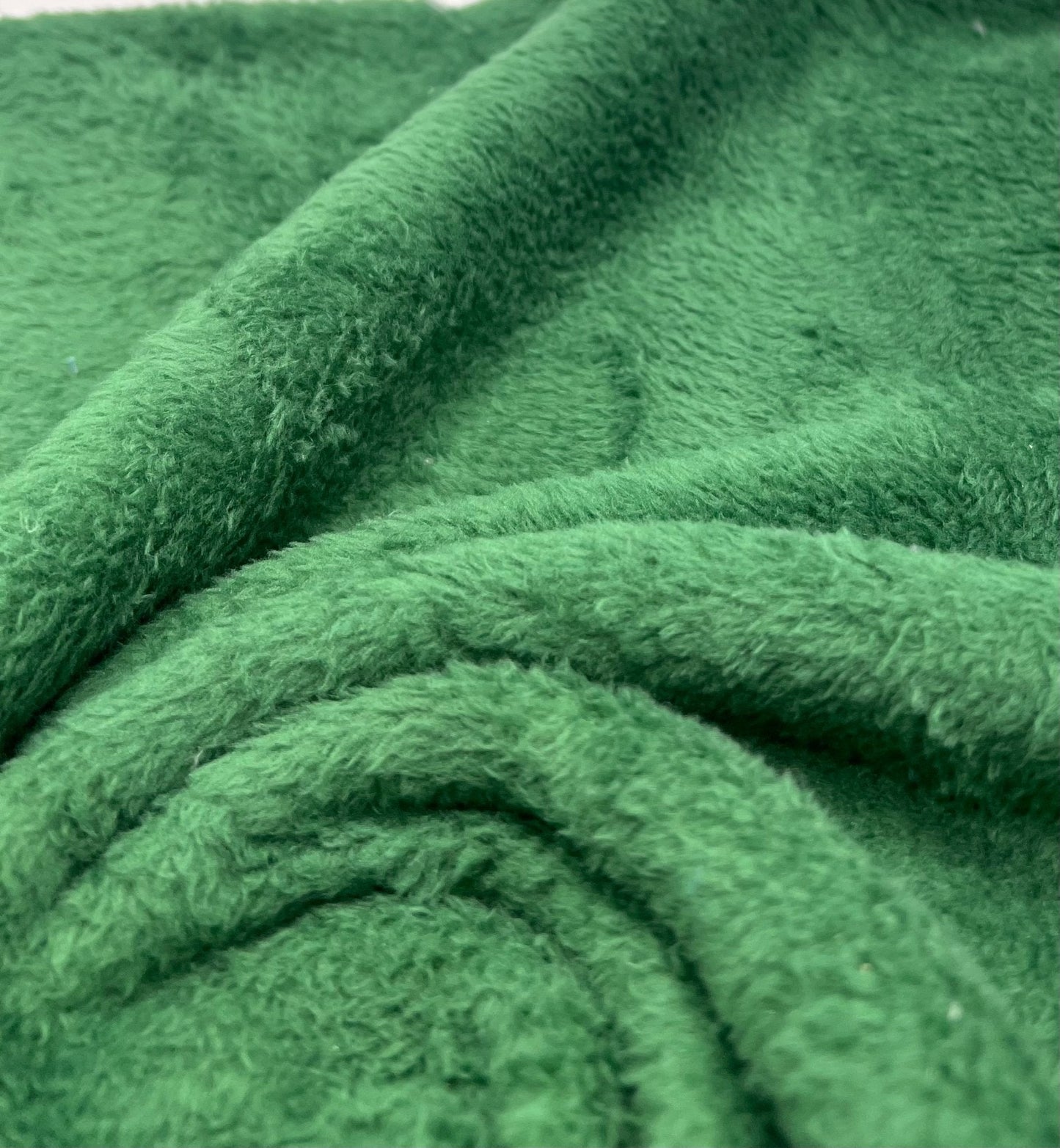 Bottle Green Super Soft Plain Cuddle Fleece Fabric Blanket Loungewear