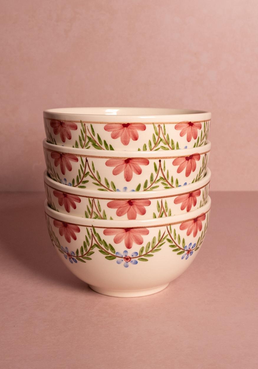 Camilla Cereal Bowl, Green Garland