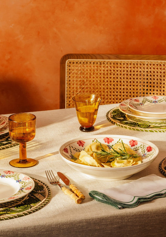 Camilla Pasta Bowl, Green Garland