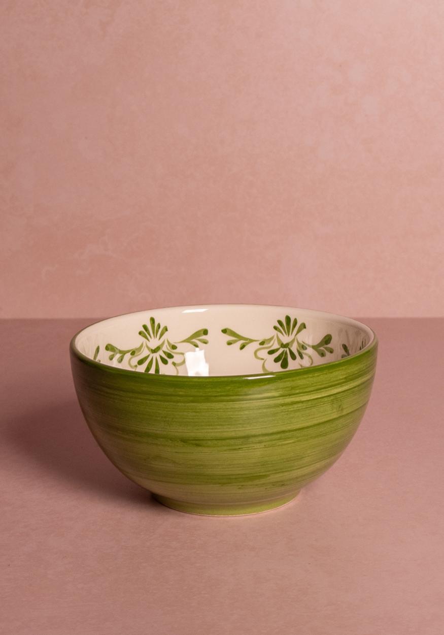 Cara Shell Cereal Bowl, Green Set of 4