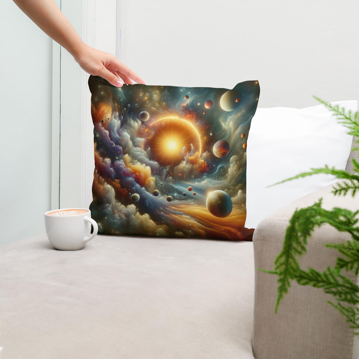 Dreamscape Cosmos Cotton Cushion